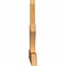 Ekena Millwork Richland Rough Sawn Timber Gable Bracket, Western Red Cedar, 60"W x 25"H x 2"D x 4"F, 10/12 Pitch GBW060X25X0204RIC00RWR - alternate 2